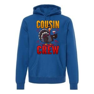 Cousin Crew Thanksgiving Pajamas Cute Gift Premium Hoodie