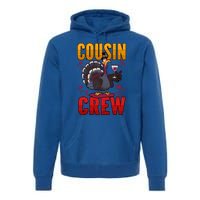 Cousin Crew Thanksgiving Pajamas Cute Gift Premium Hoodie