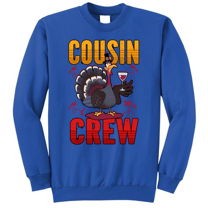 Cousin Crew Thanksgiving Pajamas Cute Gift Tall Sweatshirt