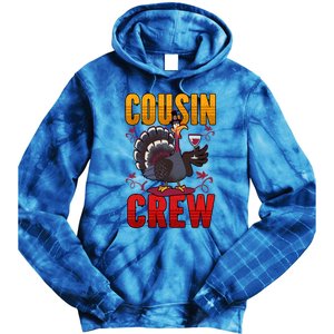 Cousin Crew Thanksgiving Pajamas Cute Gift Tie Dye Hoodie