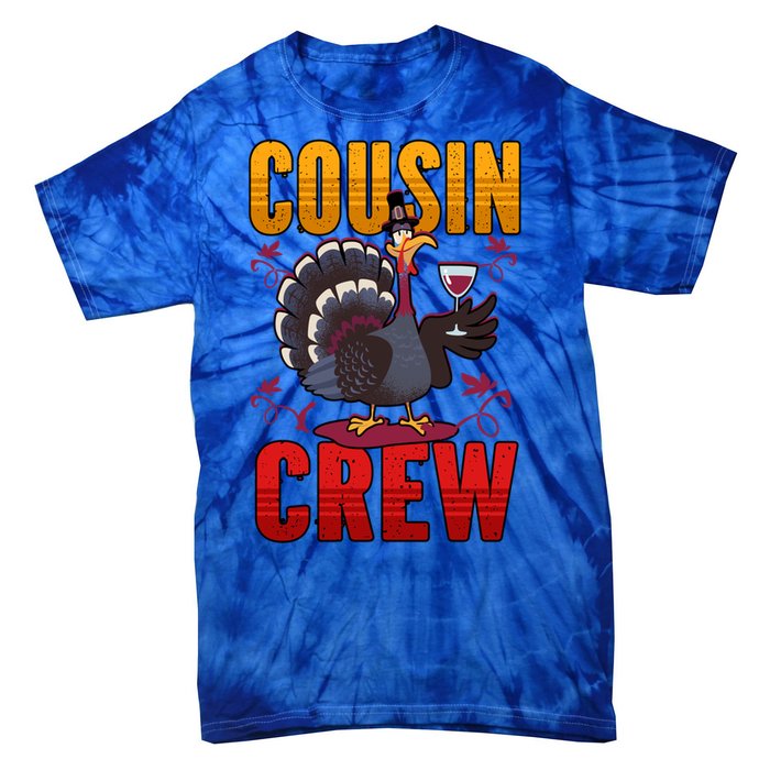 Cousin Crew Thanksgiving Pajamas Cute Gift Tie-Dye T-Shirt