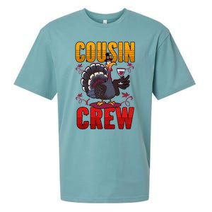 Cousin Crew Thanksgiving Pajamas Cute Gift Sueded Cloud Jersey T-Shirt