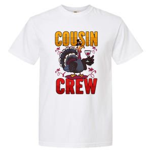 Cousin Crew Thanksgiving Pajamas Cute Gift Garment-Dyed Heavyweight T-Shirt