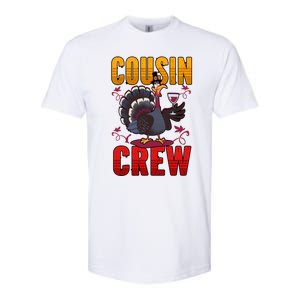 Cousin Crew Thanksgiving Pajamas Cute Gift Softstyle CVC T-Shirt