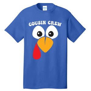 Cousin Crew Turkey Matching Family Group Thanksgiving Party Great Gift Tall T-Shirt