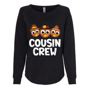 Cousin Crew Turkey Matching Family Thanksgiving Pjs Pajamas Womens California Wash Sweatshirt