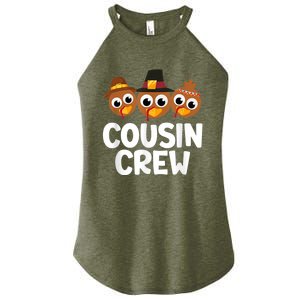 Cousin Crew Turkey Matching Family Thanksgiving Pjs Pajamas Women's Perfect Tri Rocker Tank