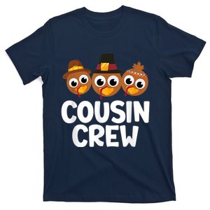 Cousin Crew Turkey Matching Family Thanksgiving Pjs Pajamas T-Shirt