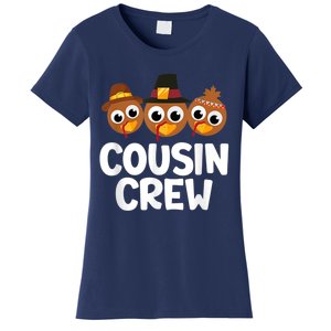 Cousin Crew Turkey Matching Family Thanksgiving Pjs Pajamas Women's T-Shirt