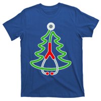 Custom Christmas Tree Stethoscope Christmas Nurse Gift T-Shirt