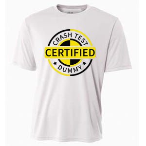 Certified Crash Test Dummy Funny Injury For Injured Friend Cooling Performance Crew T-Shirt