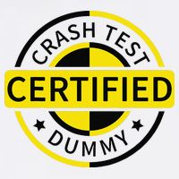 Certified Crash Test Dummy Funny Injury For Injured Friend Cooling Performance Crew T-Shirt
