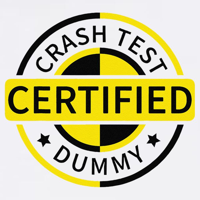 Certified Crash Test Dummy Funny Injury For Injured Friend Cooling Performance Crew T-Shirt