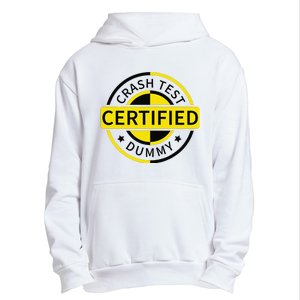 Certified Crash Test Dummy Funny Injury For Injured Friend Urban Pullover Hoodie