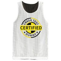 Certified Crash Test Dummy Funny Injury For Injured Friend Mesh Reversible Basketball Jersey Tank