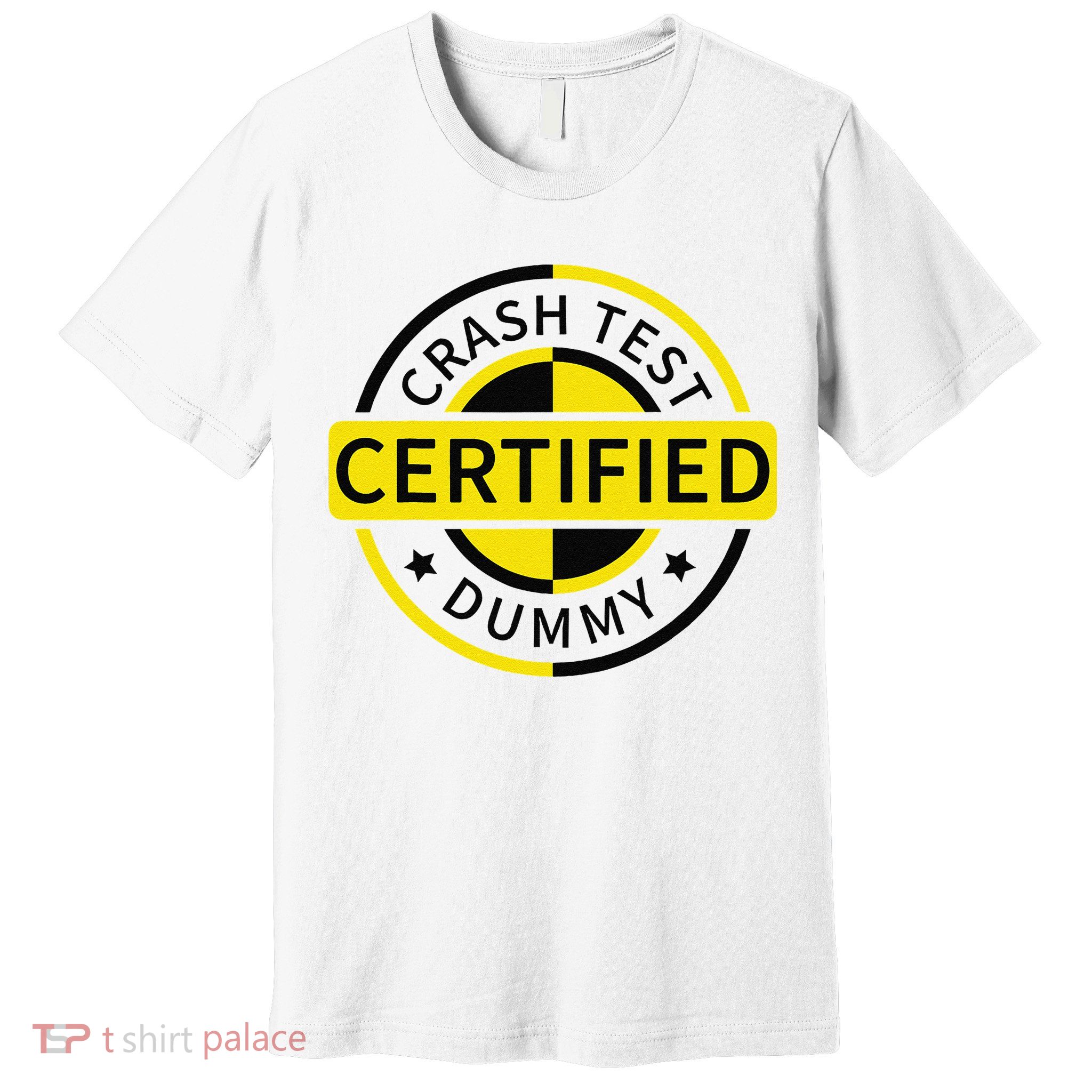 Certified Crash Test Dummy Funny Injury For Injured Friend Premium T-Shirt