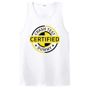 Certified Crash Test Dummy Funny Injury For Injured Friend PosiCharge Competitor Tank