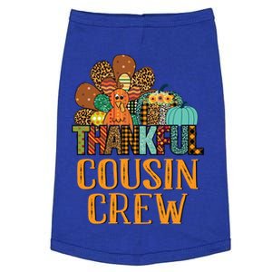 Cousin Crew Turkey Thankful Thanksgiving For Family Cool Gift Doggie Tank