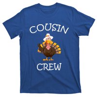 Cousin Crew Turkey Thanksgiving Family Graphic Gift T-Shirt