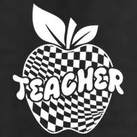 Cool Checkered Teacher Apple Cool Comfort Performance Bucket Hat