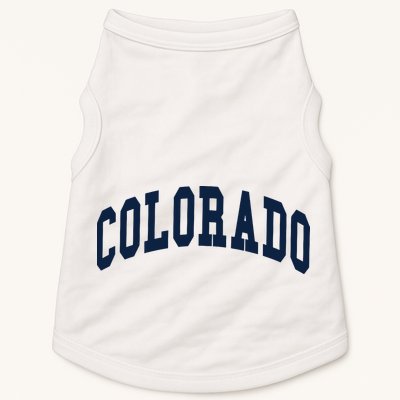 Colorado Co Throwback Design Classic Doggie Tank