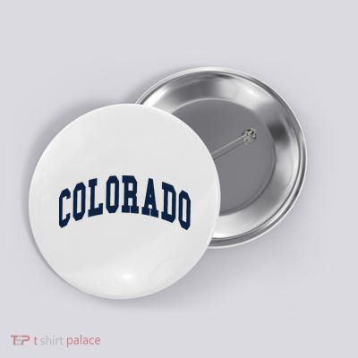Colorado Co Throwback Design Classic Button