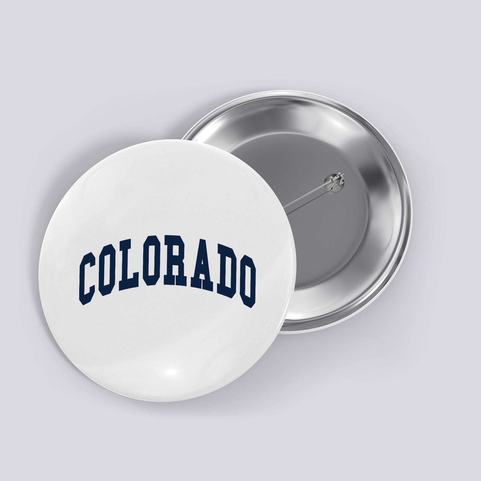 Colorado Co Throwback Design Classic Button