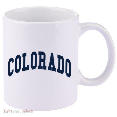 Colorado Co Throwback Design Classic 11oz C Handle Ceramic Mug
