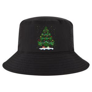 Cannabis Christmas Tree Xmas Funny Smoking Weed Marijuana Cool Comfort Performance Bucket Hat