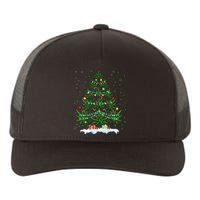 Cannabis Christmas Tree Xmas Funny Smoking Weed Marijuana Yupoong Adult 5-Panel Trucker Hat