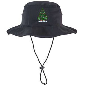 Cannabis Christmas Tree Xmas Funny Smoking Weed Marijuana Legacy Cool Fit Booney Bucket Hat