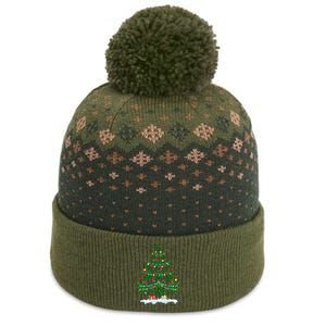 Cannabis Christmas Tree Xmas Funny Smoking Weed Marijuana The Baniff Cuffed Pom Beanie