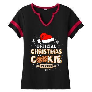 Christmas Cookie Tester Taster Baking Crew Toddle Ladies Halftime Notch Neck Tee