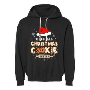 Christmas Cookie Tester Taster Baking Crew Toddle Garment-Dyed Fleece Hoodie