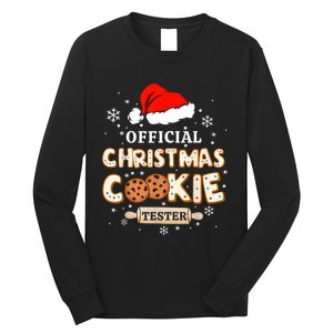 Christmas Cookie Tester Taster Baking Crew Toddle Long Sleeve Shirt