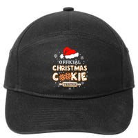 Christmas Cookie Tester Taster Baking Crew Toddle 7-Panel Snapback Hat