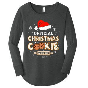 Christmas Cookie Tester Taster Baking Crew Toddle Women's Perfect Tri Tunic Long Sleeve Shirt