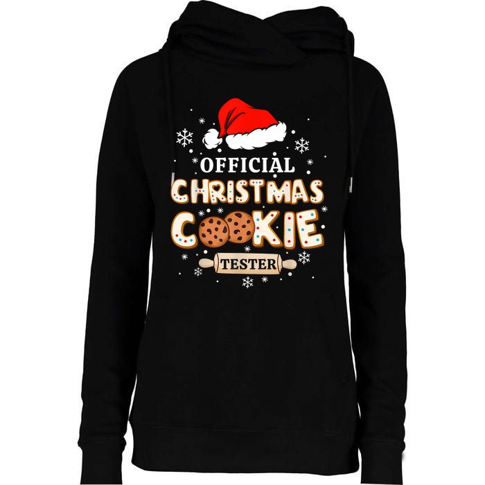 Christmas Cookie Tester Taster Baking Crew Toddle Womens Funnel Neck Pullover Hood