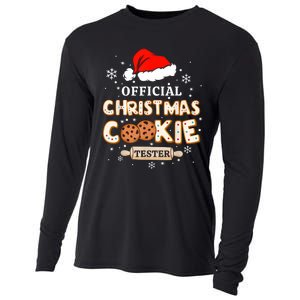 Christmas Cookie Tester Taster Baking Crew Toddle Cooling Performance Long Sleeve Crew