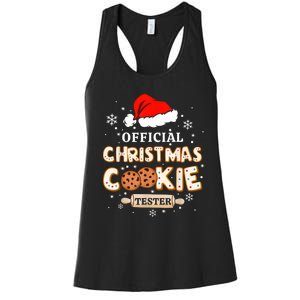 Christmas Cookie Tester Taster Baking Crew Toddle Women's Racerback Tank