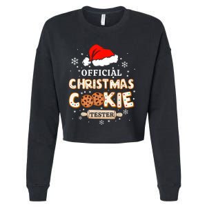 Christmas Cookie Tester Taster Baking Crew Toddle Cropped Pullover Crew