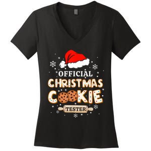 Christmas Cookie Tester Taster Baking Crew Toddle Women's V-Neck T-Shirt