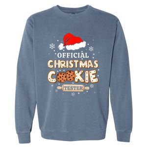 Christmas Cookie Tester Taster Baking Crew Toddle Garment-Dyed Sweatshirt