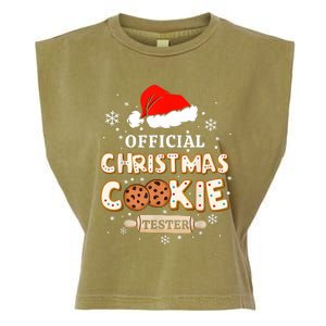 Christmas Cookie Tester Taster Baking Crew Toddle Garment-Dyed Women's Muscle Tee