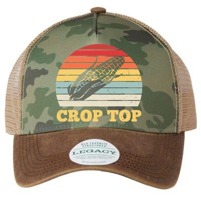 Corn Crop Top Funny Farmer Farming Corn Lover Vintage Retro Legacy Tie Dye Trucker Hat