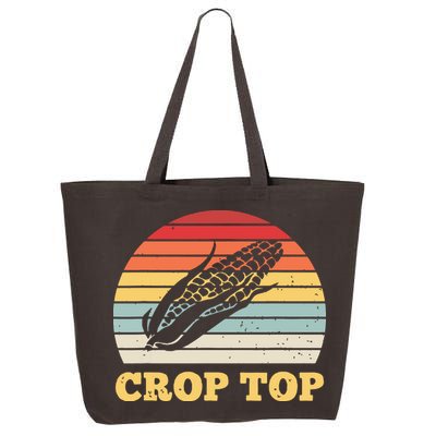 Corn Crop Top Funny Farmer Farming Corn Lover Vintage Retro 25L Jumbo Tote