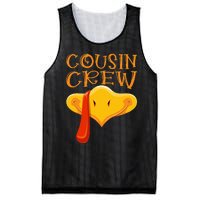 Cousin Crew Turkey Matching Family Thanksgiving Party Pajama Mesh Reversible Basketball Jersey Tank