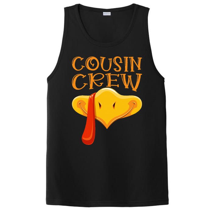 Cousin Crew Turkey Matching Family Thanksgiving Party Pajama PosiCharge Competitor Tank