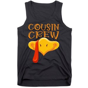 Cousin Crew Turkey Matching Family Thanksgiving Party Pajama Tank Top