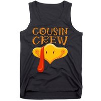 Cousin Crew Turkey Matching Family Thanksgiving Party Pajama Tank Top